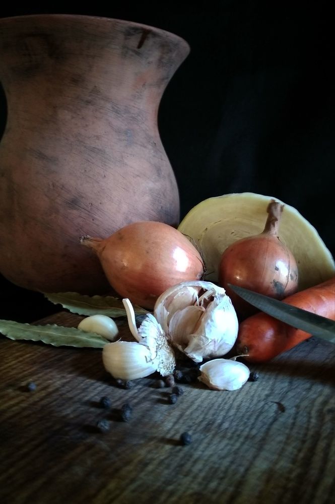 Натюрморт с овощами