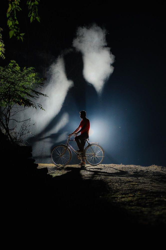 Light and magical shadow