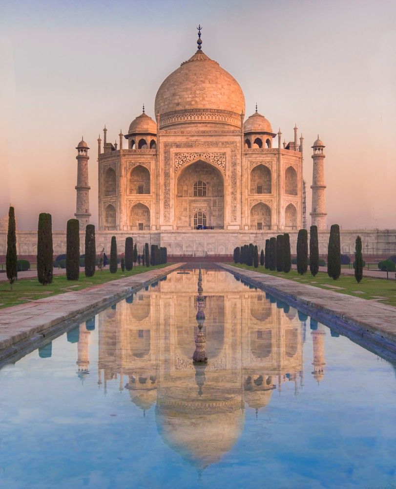 Morning at Taj Mahal