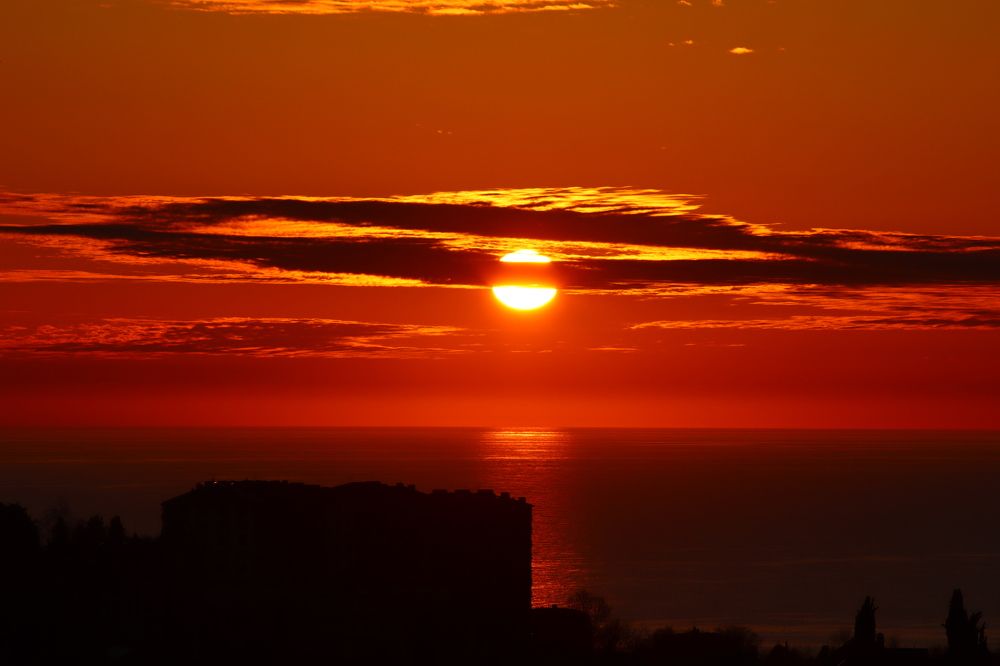 Закат над Чёрным Морем
