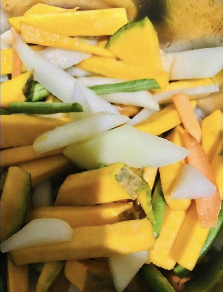 Fresh vegetable cuts