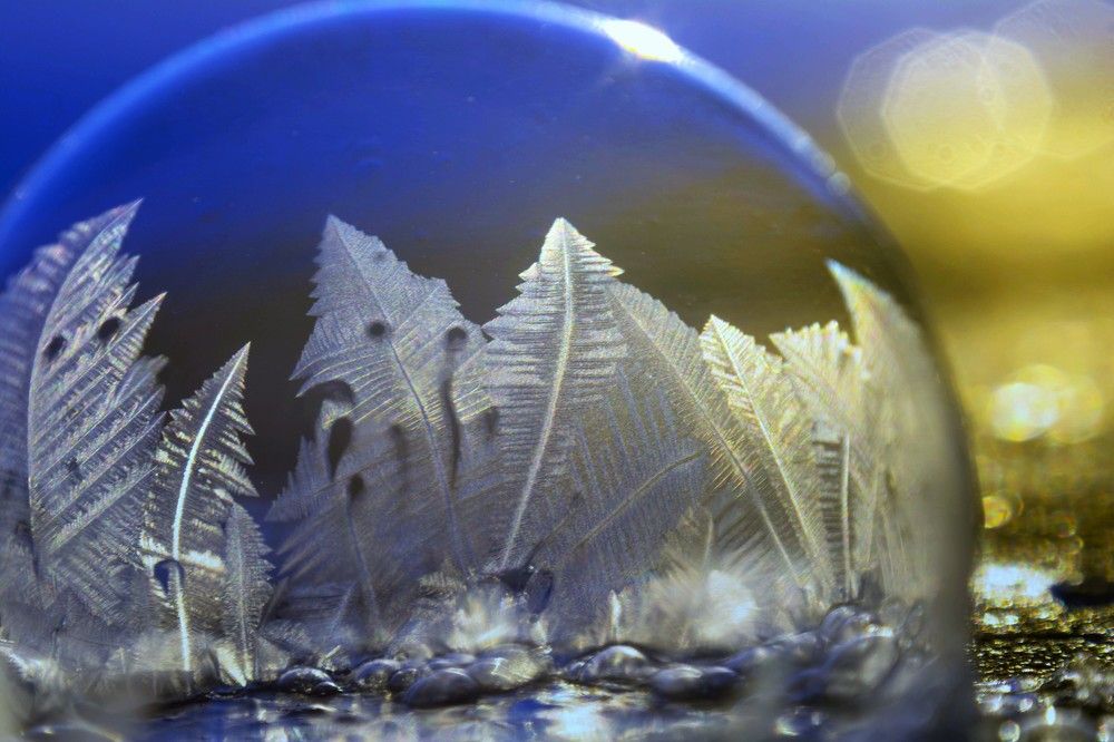 Frozen bubble