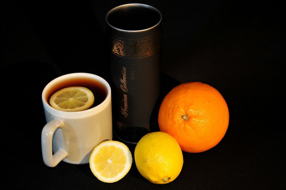 Чай с лимоном.