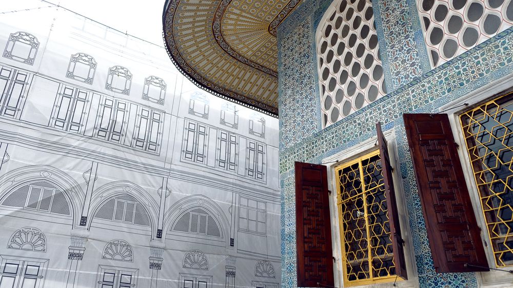 Harem at Topkapi Palace in Istanbul.