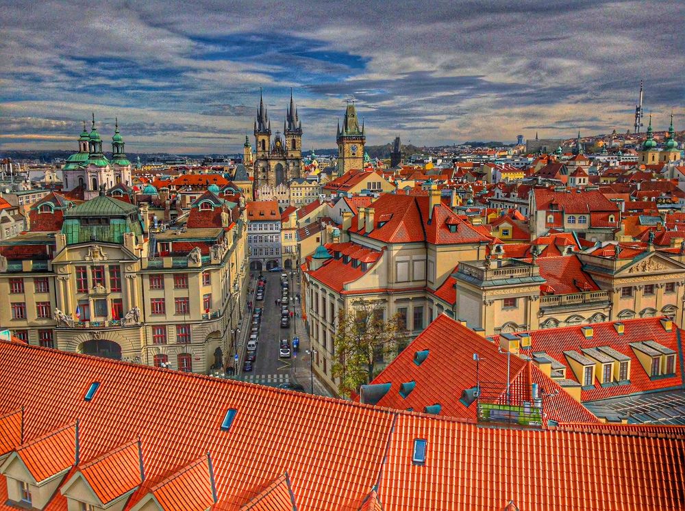 Across the Rooftops of Prague