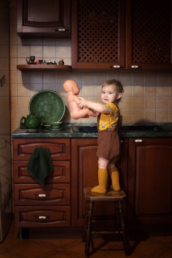 Купание куклы