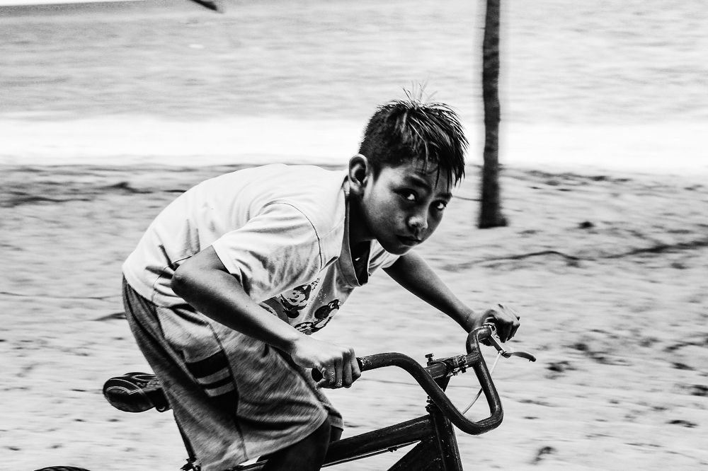 Adventurous Little Biker