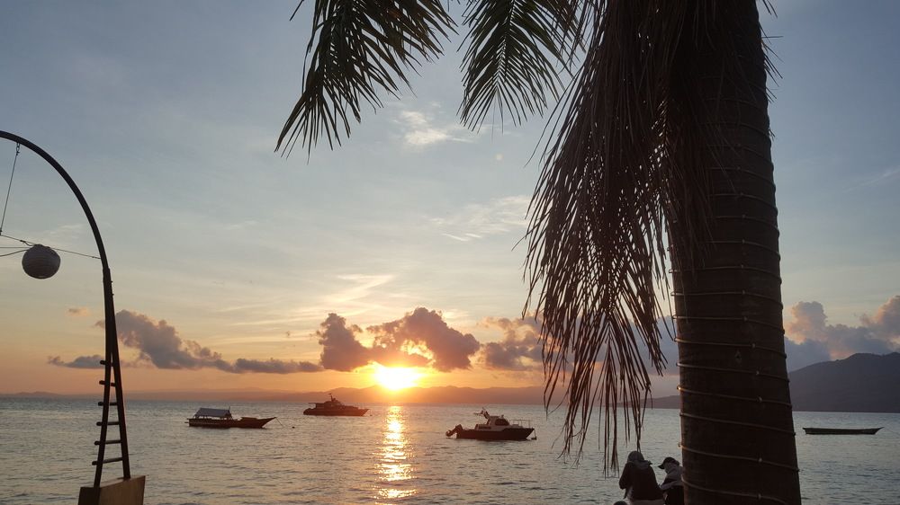 Sunrise at Ternate city, North Maluku, Indonesia