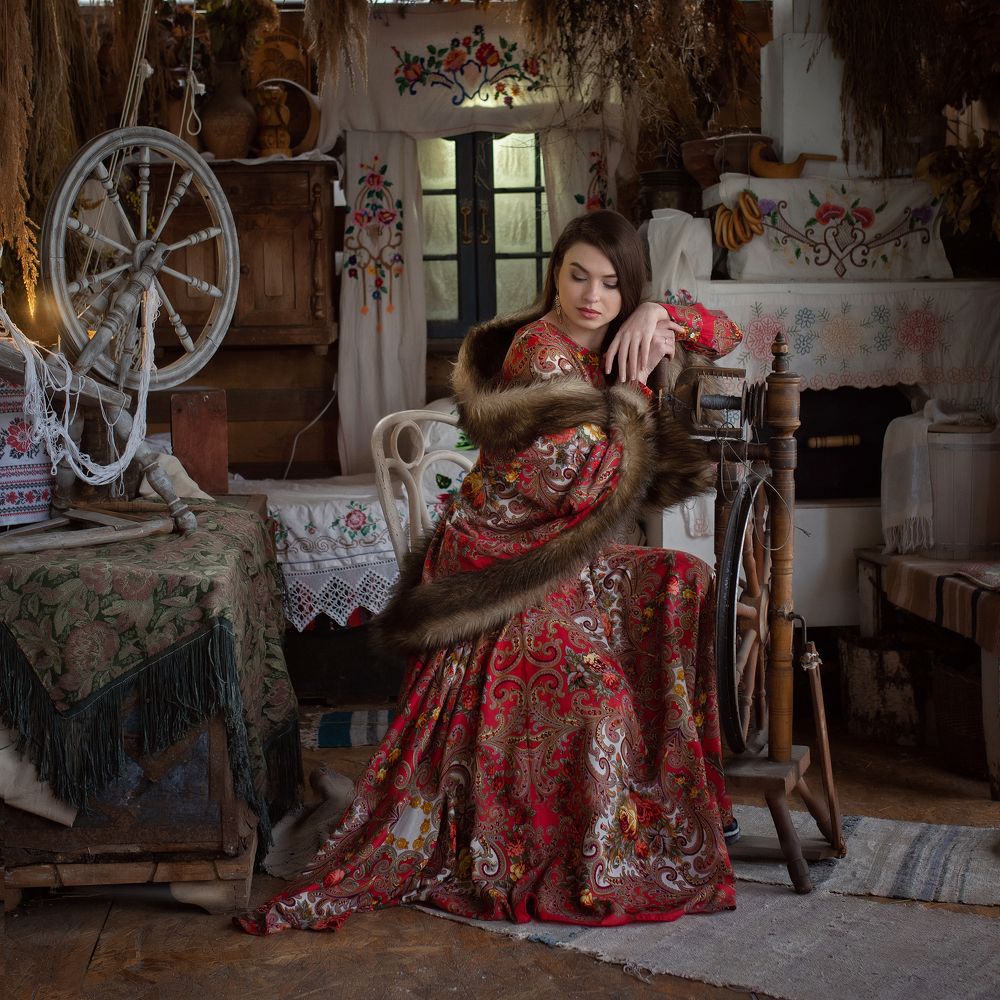 В русской избе