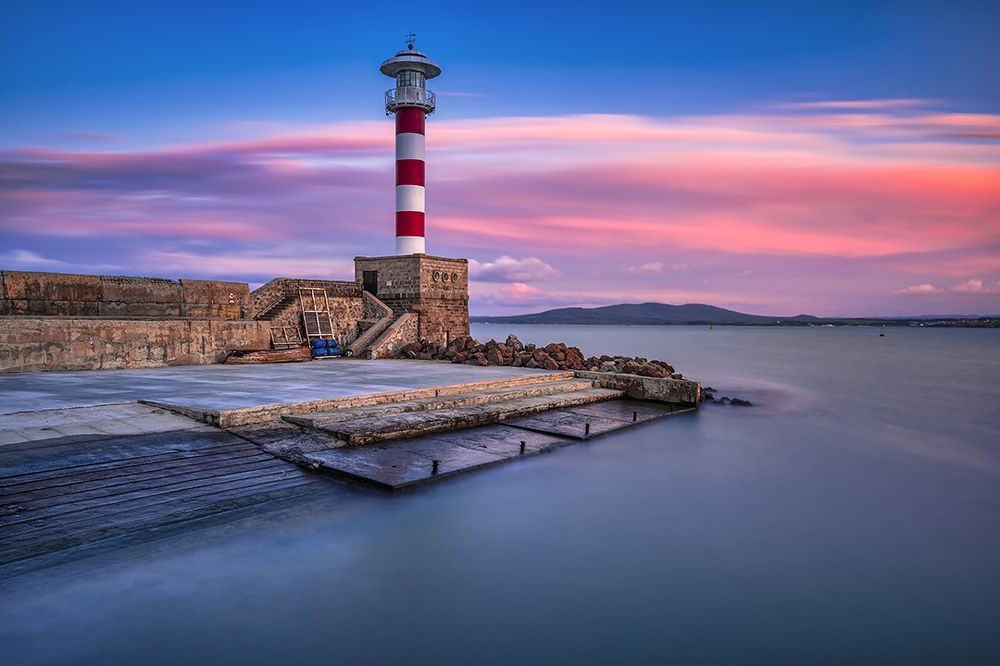 The Lighthouse on the Pier in Burgas