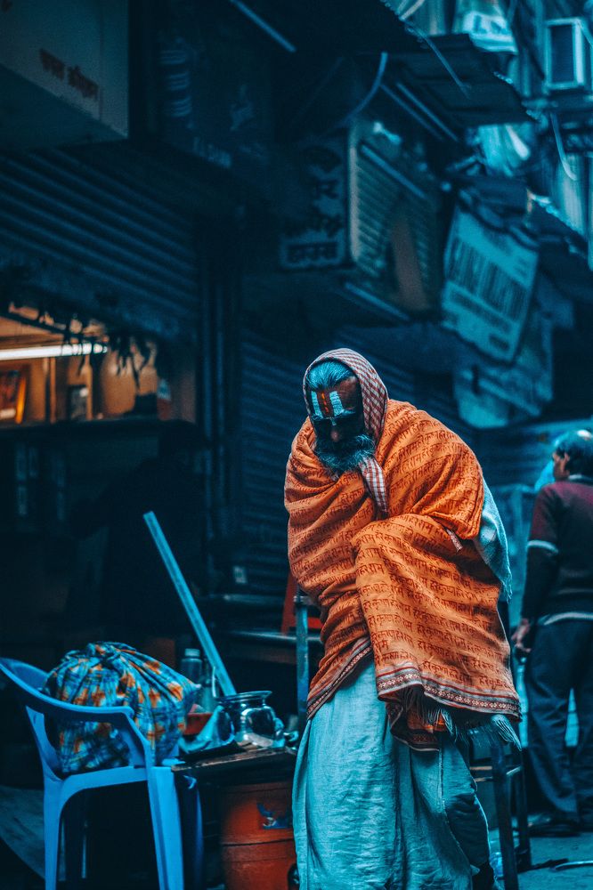 Winter early morning scene