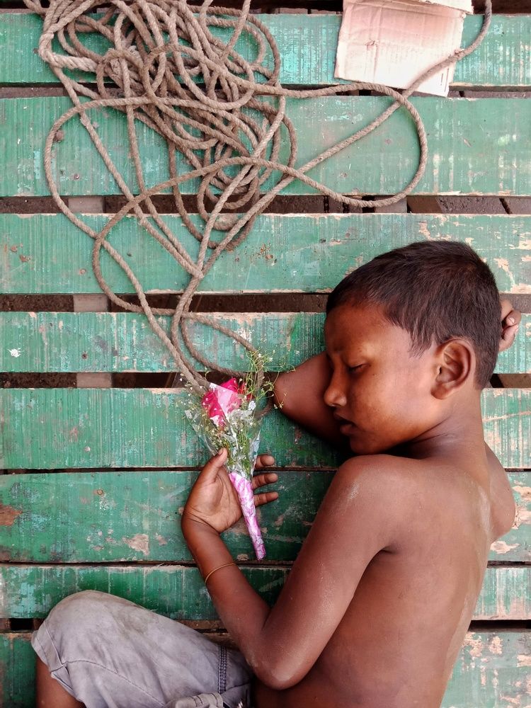 The sleep of a beauty.