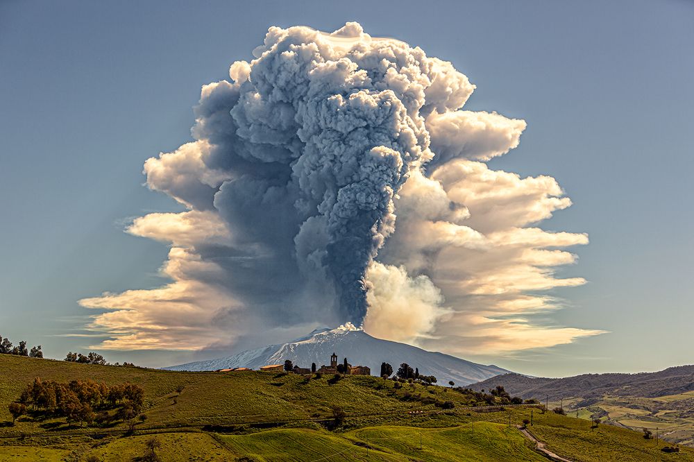 Esplosione dell'Etna