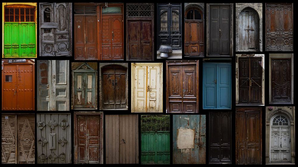 Старинные двери