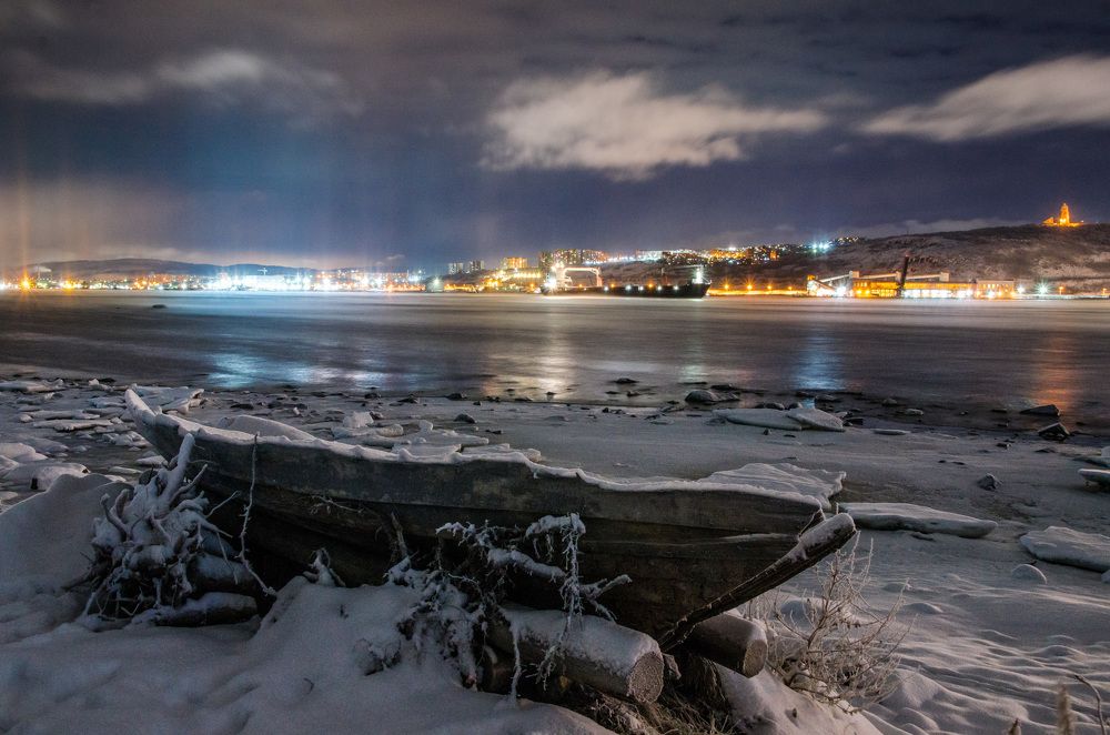 Морозные световые узоры