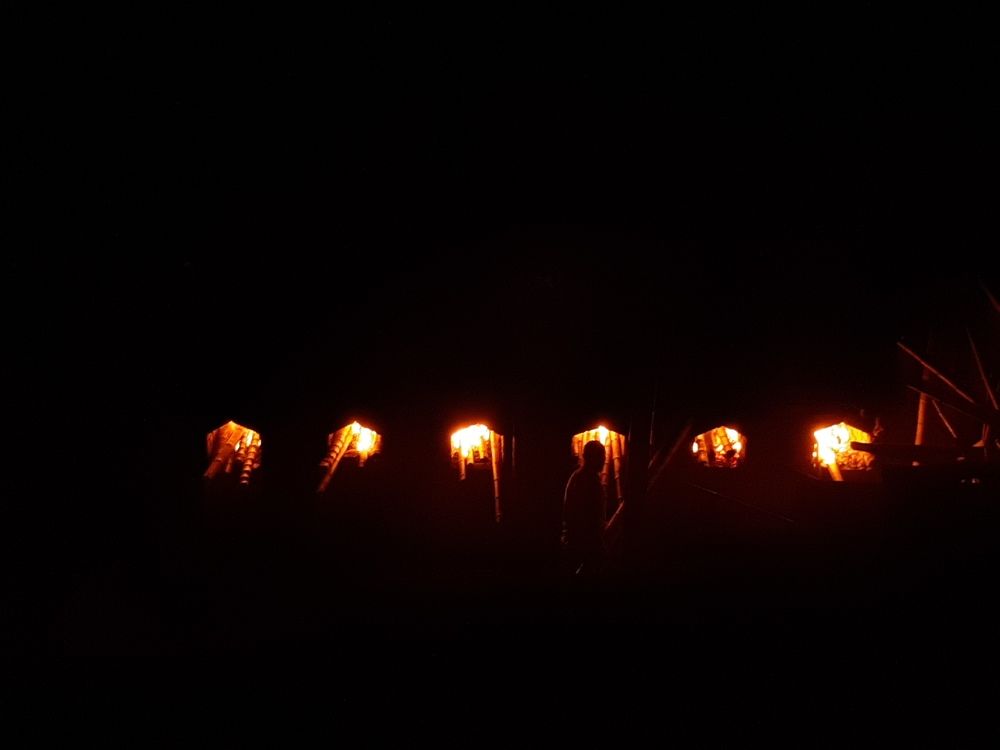 Guadua y fuego.