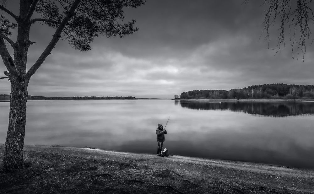 Вечер на реке Свислочь