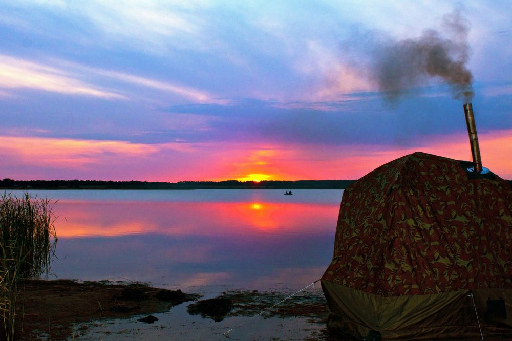 На вечерней зорьке