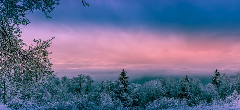 Snow in the middle of March