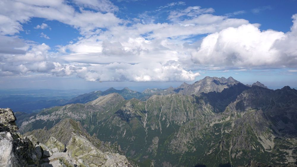 Where the clouds and land meet