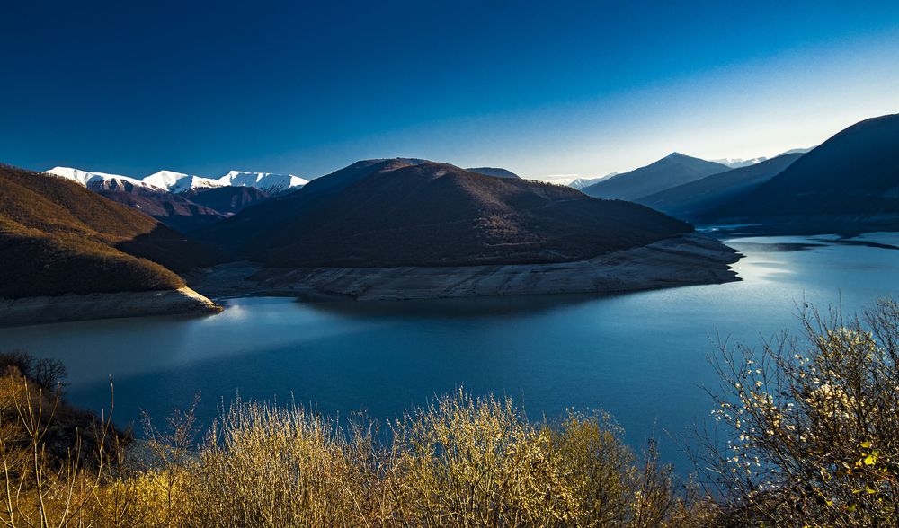 Жинвальское водохранилище Zhinvali reservoir