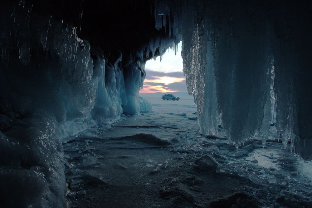 Солнце садится