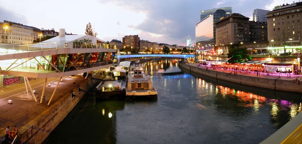 Дунайский канал, Вена, Австрия