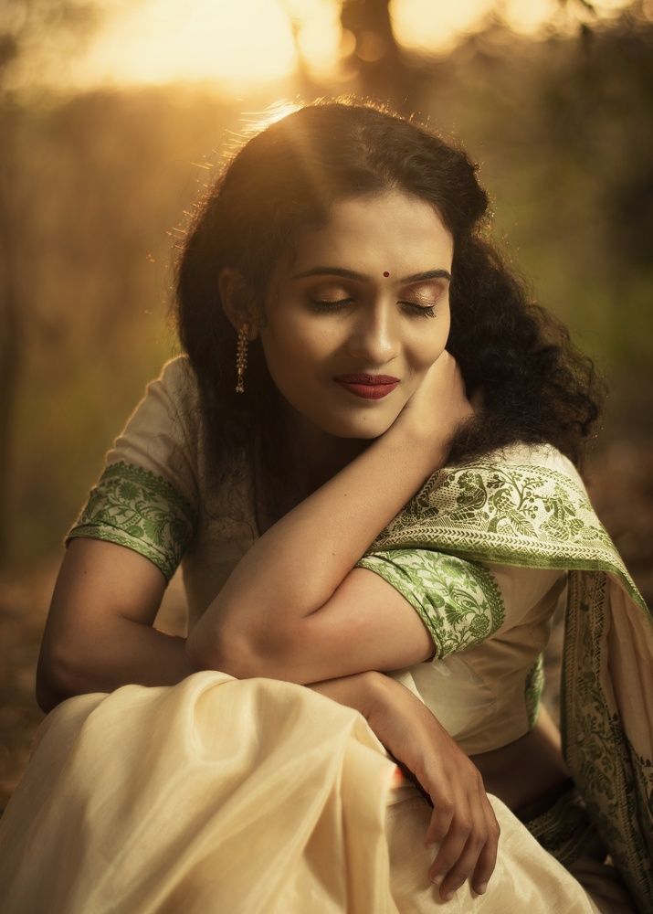 Portrait of beautiful indian girl