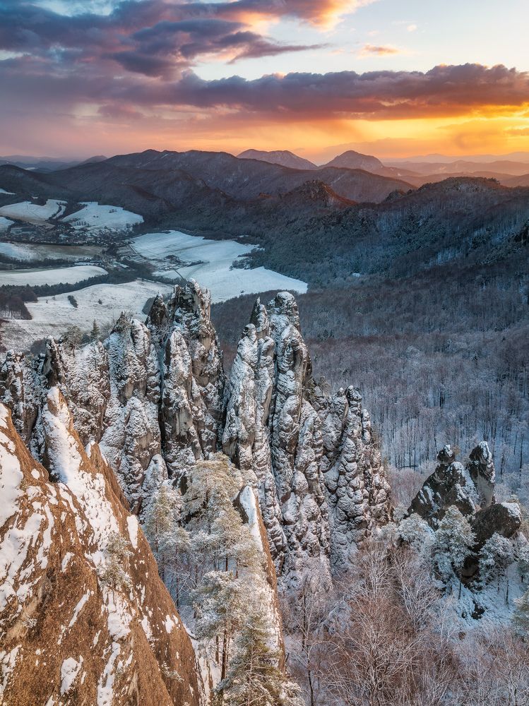 Evening on Sulov rocks...