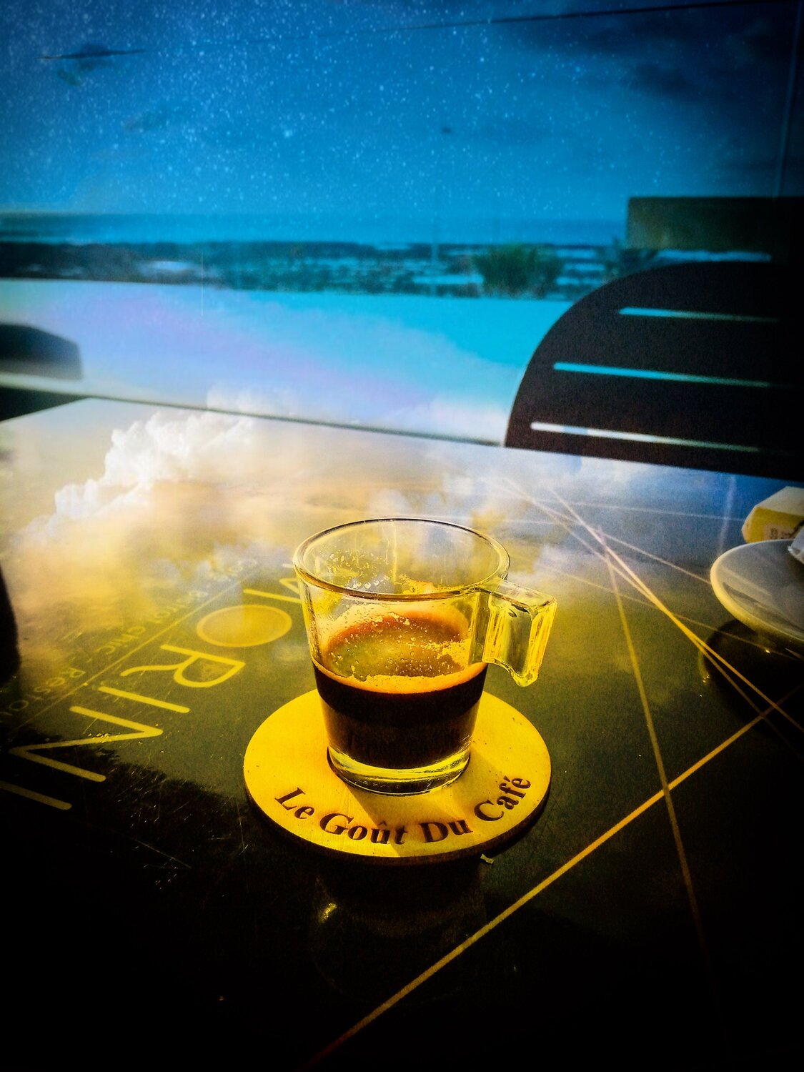 Coffee on the sky