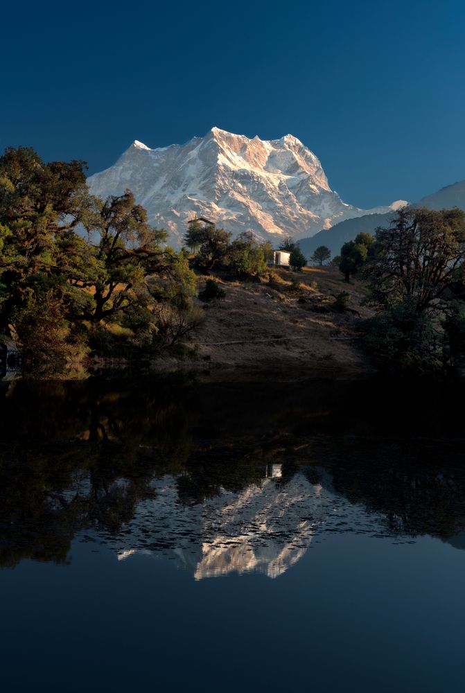 Reflection of Mt. Chaukhamba