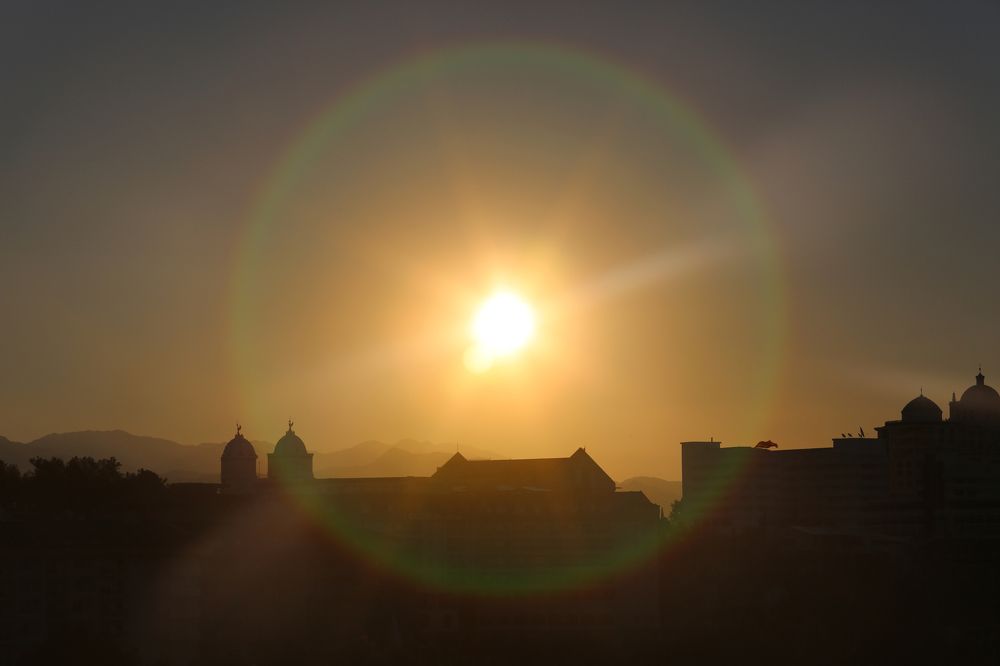 Озарённая солнцем! Illuminated by the sun!