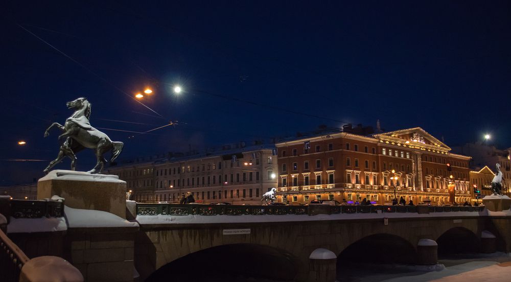 Аничков мост в Санкт-Петербурге