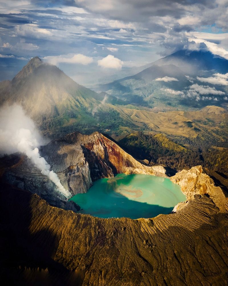 kawah ijen from top