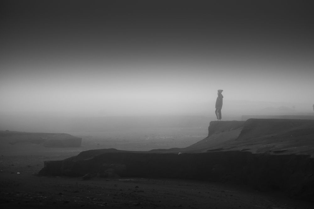 Misty day in Bromo caldera