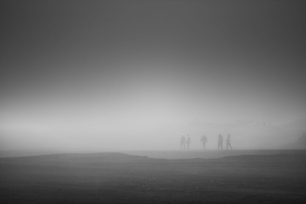 Misty day in Bromo caldera
