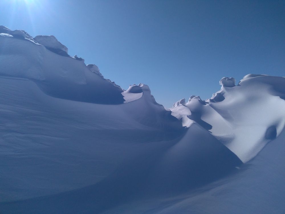 Снежные барханы!