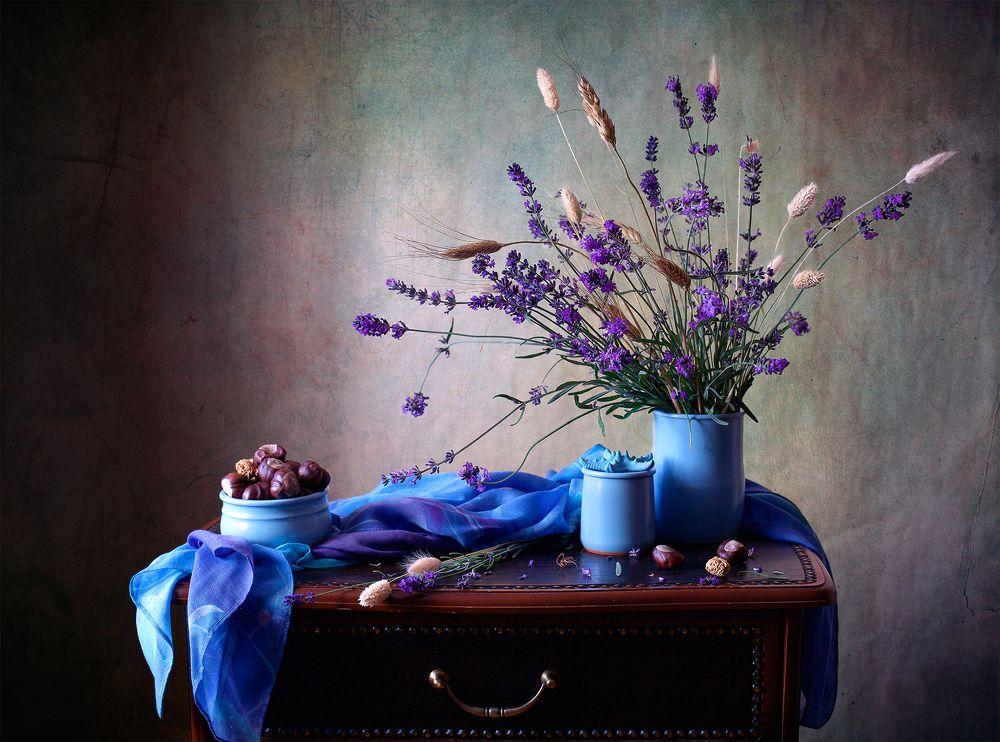 С лавандой и каштанами...