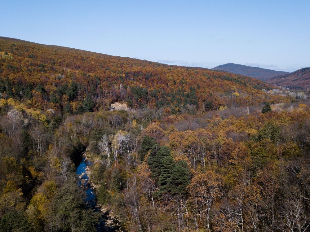 Поздняя осень в горах Кавказа