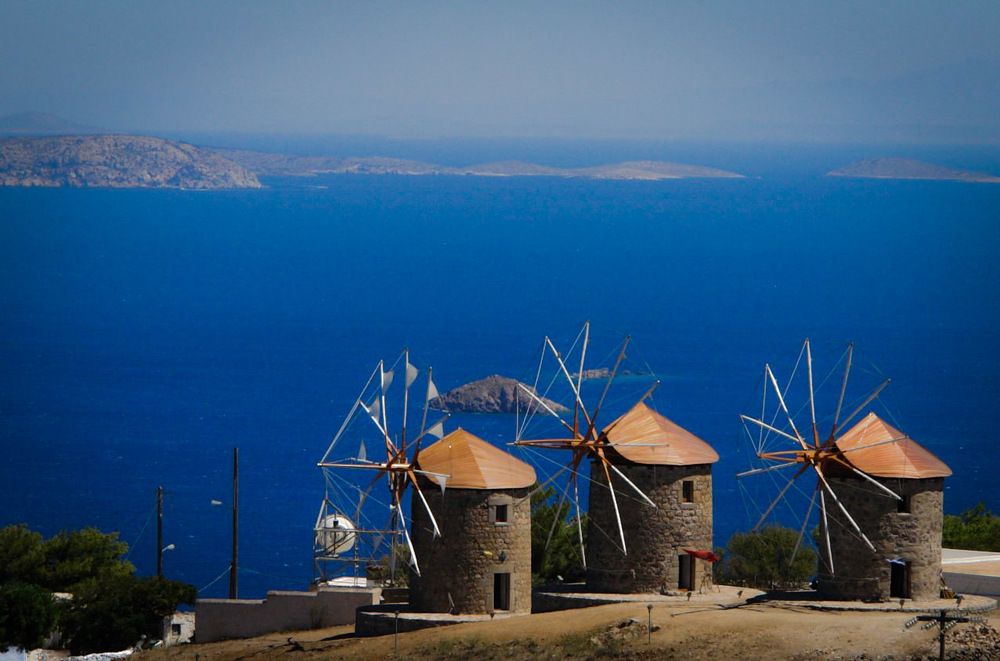 Патмос. Ветряные мельницы.