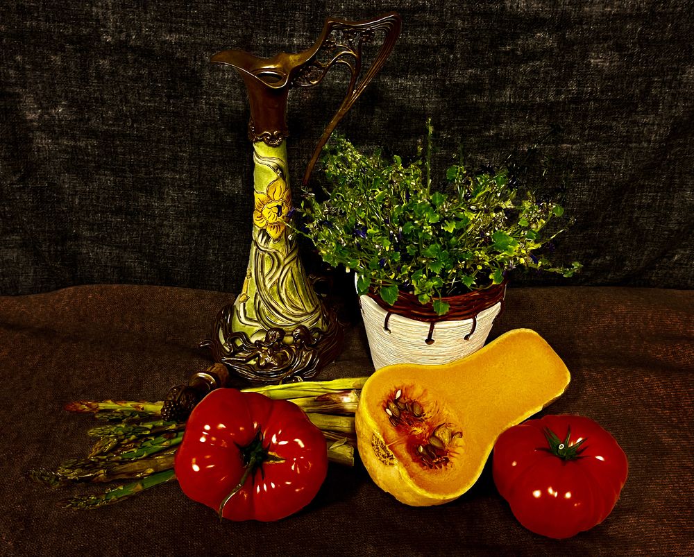 Натюрморт с овощами