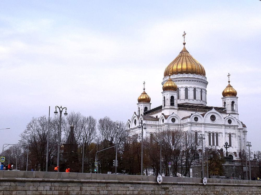 Москва. Храм Христа спасителя..