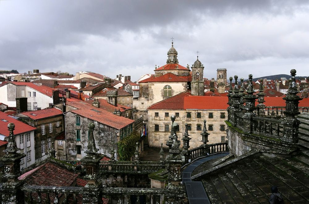 Gloomy sky over the Old Town