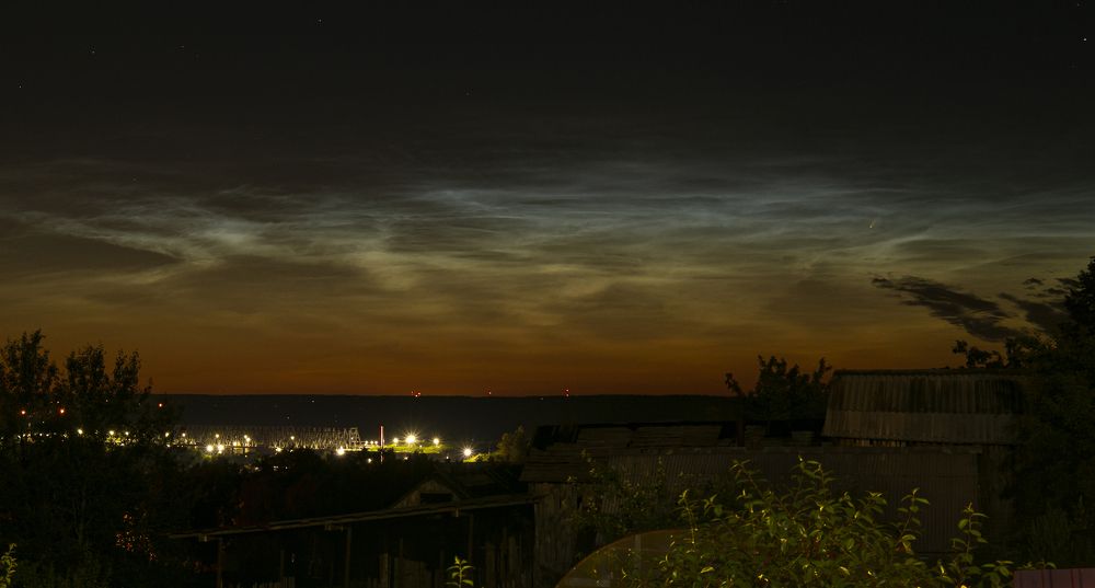 Серебристые облака в Подмосковье