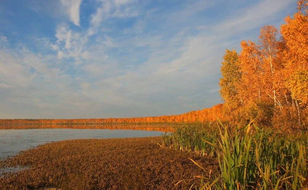 Озеро Сундукль осенью