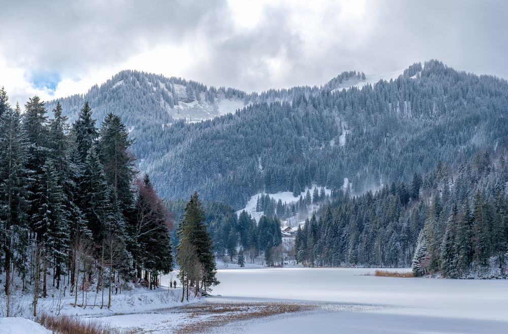 Spitzingsee / Spitzing Lake at winter time
