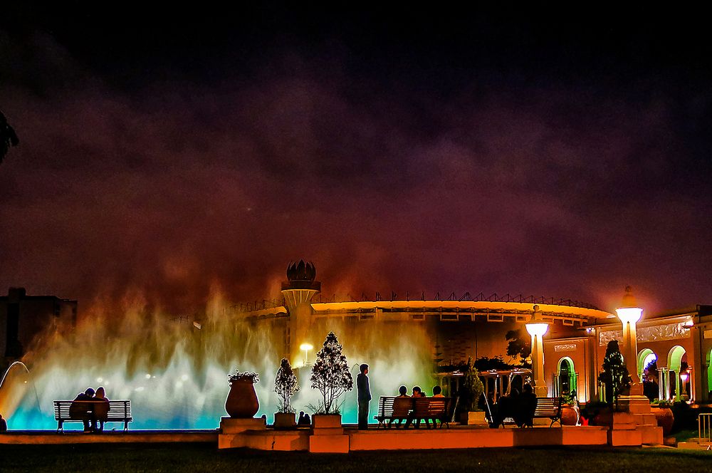 Estadio Nacional del Perú desde el  Circuito Mágico del Agua