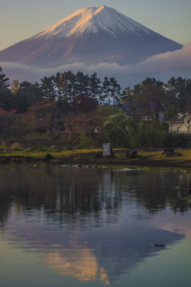 Гора Фудзи. Двойной бриллиант