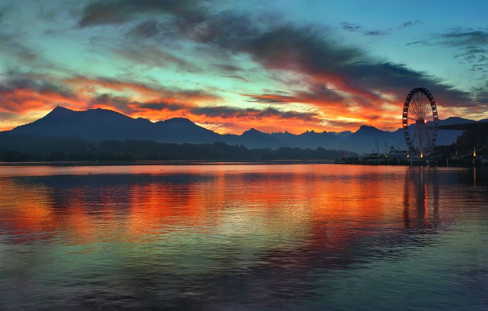 Alpen, Vierwaldstättersee, Switzerland