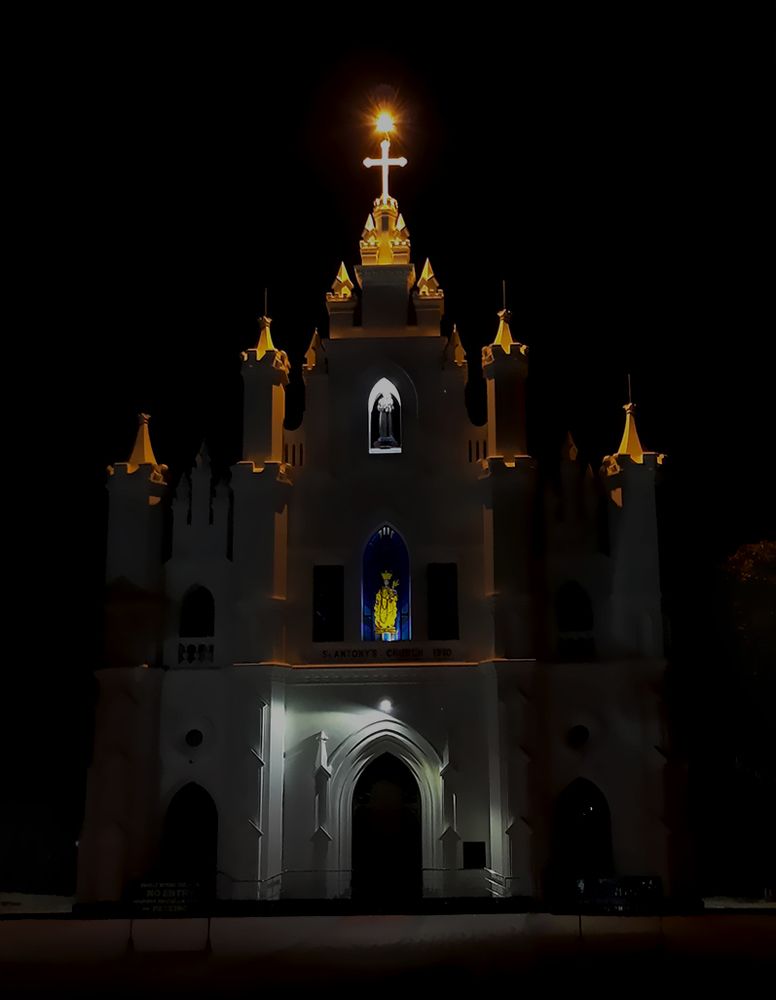 Night beauty of Kollam.